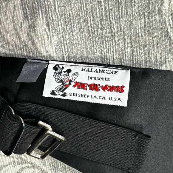 Vintage Disney Mickey Mouse Cummerbund Adult Unisex Nostalgic Casual - Picture 4 of 4